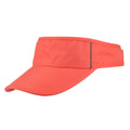 Neon Peach - Front - Regatta Unisex Adult Visor Cap