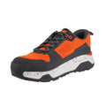 Flame Orange-Gunmetal Grey - Close up - Regatta Mens Crossfort Safety Boots