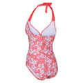 Peach Bloom - Lifestyle - Regatta Womens-Ladies Flavia Hibiscus One Piece Swimsuit