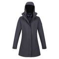 Seal Grey - Side - Regatta Womens-Ladies Denbury IV 2 In 1 Waterproof Jacket
