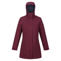 Burgundy-Rumba Red - Front - Regatta Womens-Ladies Denbury IV 2 In 1 Waterproof Jacket