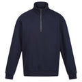 Navy - Front - Regatta Mens Pro Quarter Zip Sweatshirt