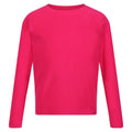 Pink Potion - Front - Regatta Childrens-Kids Thermal Base Layer Top