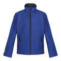 New Royal-Navy - Front - Regatta Childrens-Kids Ablaze 2 Layer Soft Shell Jacket