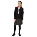 Black-Classic Red - Lifestyle - Regatta Childrens-Kids Ablaze 2 Layer Soft Shell Jacket