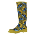 Cardamom Seed - Pack Shot - Regatta Womens-Ladies Orla Kiely Hi II Passion Flower Wellington Boots