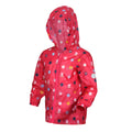 Bright Blush - Side - Regatta Womens-Ladies Peppa Pig Packaway Waterproof Jacket