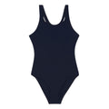 Navy - Front - Regatta Girls Katrisse Plain One Piece Swimsuit