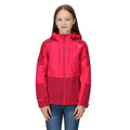 Pink Potion-Berry Pink - Lifestyle - Regatta Childrens-Kids Highton IV Waterproof Jacket