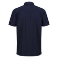 Navy-Moonlight Denim - Back - Regatta Mens Mindano VIII Criss-Cross Shirt