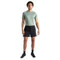 Black - Close up - Dare 2B Mens Accelerate Fitness Casual Shorts