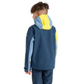 Coronet Blue-Moonlight Denim - Pack Shot - Dare 2B Childrens-Kids Explore II Waterproof Jacket