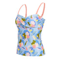 Multicoloured - Side - Regatta Womens-Ladies Aceana III Floral Tankini Top