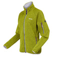 Citron Lime-Lilac Frost - Side - Regatta Womens-Ladies Ravenhill Full Zip Fleece Top