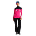 Pink-Black - Lifestyle - Dare 2B Womens-Ladies Powder Core Stretch Midlayer