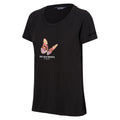 Black - Side - Regatta Womens-Ladies Filandra VIII Butterfly T-Shirt