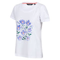 White - Side - Regatta Womens-Ladies Filandra VIII Floral T-Shirt