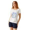 White - Lifestyle - Regatta Womens-Ladies Filandra VIII Floral T-Shirt