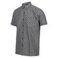 Agave Green-Ash - Side - Regatta Mens Kalambo VIII Checked Shirt