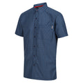 Coronet Blue-Moonlight Denim - Side - Regatta Mens Kalambo VIII Checked Shirt