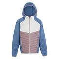 Coronet Blue-White - Front - Regatta Childrens-Kids Kielder VIII Hybrid Jacket