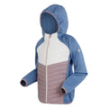 Coronet Blue-White - Side - Regatta Childrens-Kids Kielder VIII Hybrid Jacket