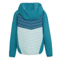 Moroccan Blue-Tahoe Blue-Bleached Aqua - Back - Regatta Childrens-Kids Kielder VIII Hybrid Jacket