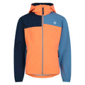 Orange-Niagara Blue - Front - Dare 2B Childrens-Kids Cheer Soft Shell Jacket