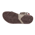 Walnut-Mellow - Pack Shot - Regatta Great Outdoors Womens-Ladies Lady Santa Cruz Open Toe Sandals