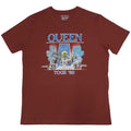 Red - Front - Queen Unisex Adult Tour '80 T-Shirt