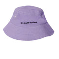 Purple - Front - Olivia Rodrigo Unisex Adult It's Brutal Out Here Bucket Hat