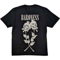 Black - Front - Baroness Unisex Adult Razor Bloom Back Print T-Shirt