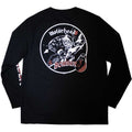 Black - Back - Motorhead Unisex Adult Bomber Back & Sleeve Print Long-Sleeved T-Shirt