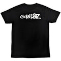 Black - Back - Gorillaz Unisex Adult George Spray T-Shirt