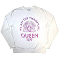 White - Front - Queen Unisex Adult Champions 1977 Sweatshirt