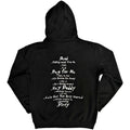 Black - Back - Korn Unisex Adult Issues Track List Hoodie