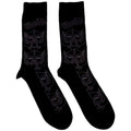 Black - Front - Motorhead Unisex Adult Warpig Outline Socks