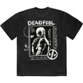 Black - Front - Marvel Comics Unisex Adult Merc With A Mouth Max Effort Deadpool T-Shirt