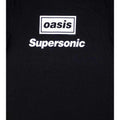 Black - Back - Oasis Unisex Adult Supersonic Title T-Shirt