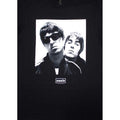 Black - Back - Oasis Unisex Adult Noel & Liam Photograph T-Shirt