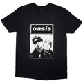 Black - Front - Oasis Unisex Adult Noel & Liam Photograph T-Shirt