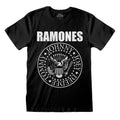 Black - Front - Ramones Unisex Adult Presidential Seal T-Shirt