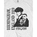 White - Side - Peaky Blinders Unisex Adult England 1919 T-Shirt