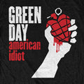 Black - Back - Green Day Childrens-Kids American Idiot T-Shirt