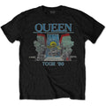 Black - Front - Queen Unisex Adult Tour '80 T-Shirt