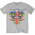 Grey - Front - The Rolling Stones Unisex Adult US Tour 1975 Retro T-Shirt