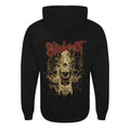 Black - Back - Slipknot Unisex Adult Skull Teeth Full Zip Hoodie