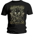 Black - Front - Motorhead Unisex Adult Spider Webbed War Pig T-Shirt