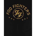 Black - Side - Foo Fighters Unisex Adult Arched Stars T-Shirt