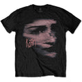 Black - Front - Korn Unisex Adult Chopped Face T-Shirt